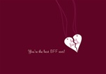 C3X50047 Occasion Card - You're the best BFF ever