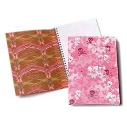 JWB0002 Gritty in Pink Wired Journal